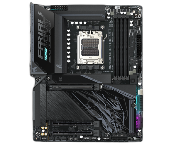 לוח אם Gigabyte X870E AORUS ELITE X3D DDR5 AM5 ATX WIFI7