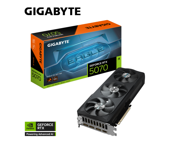 כ.מסך GIGABYTE GeForce RTX 5070 EAGLE OC SFF 12G